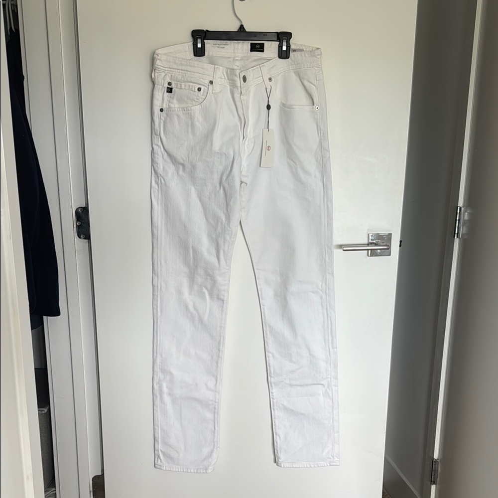 Men's White Jeans Adriano Goldschmied the Matchbox